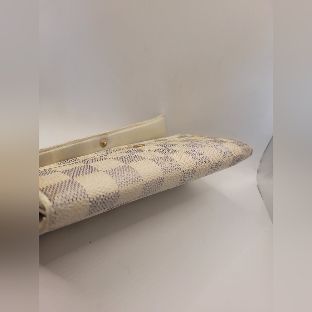 LOUIS VUITTON Damier Azur Portefeuille Sarah Long Wallet - Picture 4 of 5